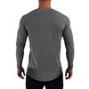 Muscleguys Mens Muscle Slim Fitted Running T-Shirts Autunm Cotton Long Sleeve Crewneck Gym Workout Plain Sports Fitness T Shirts