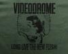Videodrome horror retro color military green size Large T-shirt