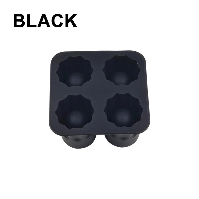 

Силиконовые формы для льда Большая емкость 4 ячейки / Поддоны для морозильной камеры Многоразовые Стакан для виски Кубики льда Летние Напитки для бара Вечеринка Пиво