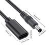9.8in Type C To DC5.5x2.1mm Power Cord Adapte rCable for Easy Device Connection