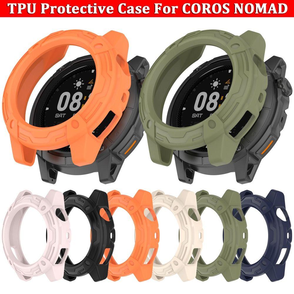 New TPU Protective Case Anti-Scratch Hollow Frame Bumper Soft Edge Shell for COROS NOMAD Smart Watch Accessories