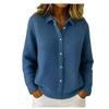 2025 European and American Lapel Button Knit Cardigan Sweater - Autumn/Winter Solid Color Fashion for Women