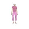 Nike Running Division Dri-FIT ADV Solid Color Round Neck Quick-Dry Running Short Sleeve T-Shirt Women Tops Magic-Pink FN2582-605