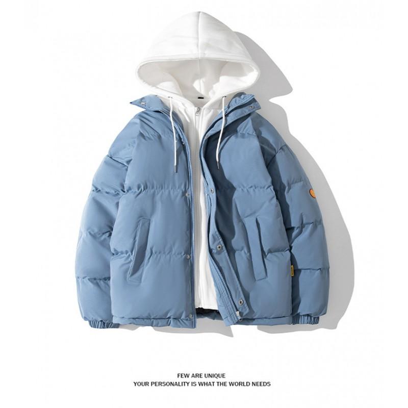 Unisex Oversized Hooded Puffer Jacket Winter Thick Warm Cotton Coat Casual Loose Fit Adults