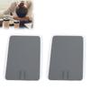 2 bucăți electrozi din silicon Plasture electrod moale pentru instrument de fizioterapie gri 7 x 11 cm