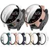 Easy Installs Full Body Protective Cover Smartwatch PC & Tempered Glass Sensitive Touch Guard for Watch Forerunner570
