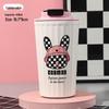 Shangqi Cartoon Plaid Rabbit Thermal Coffee Mug
