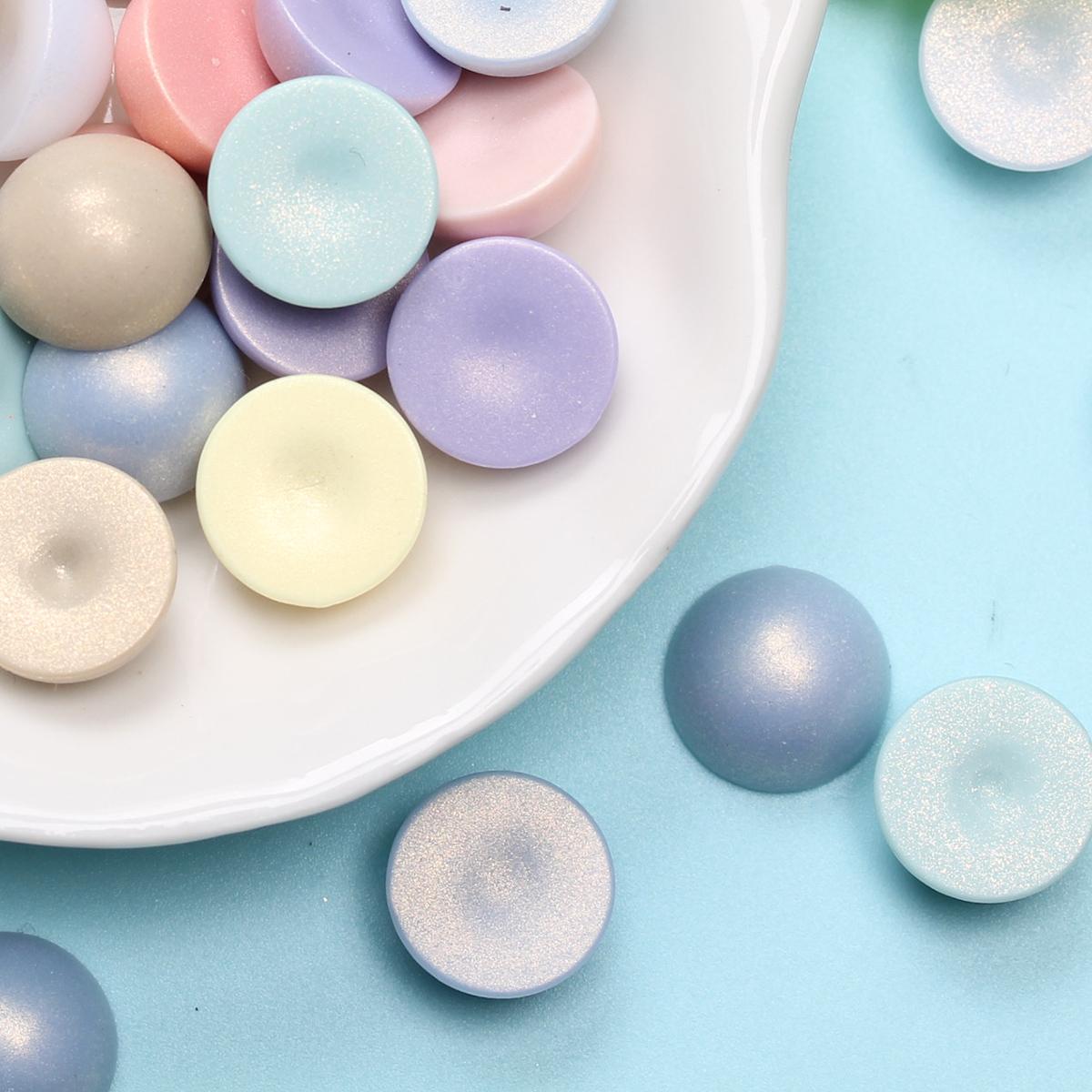 

Изготовление ювелирных изделий, модные аксессуары ручной работы, 40 шт., 12 мм, макарон, матовые, своими руками, для полукруглых бусин