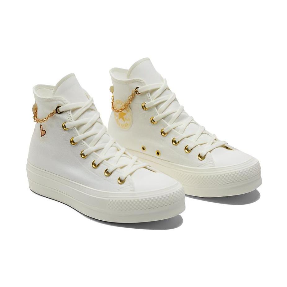 Converse Chuck Taylor All Star Platform Gold Chain Thriftshop Yellow Women's A04453C