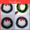 Stunning White And Green Bow Floral Wreath For Elegant Holiday Decorations