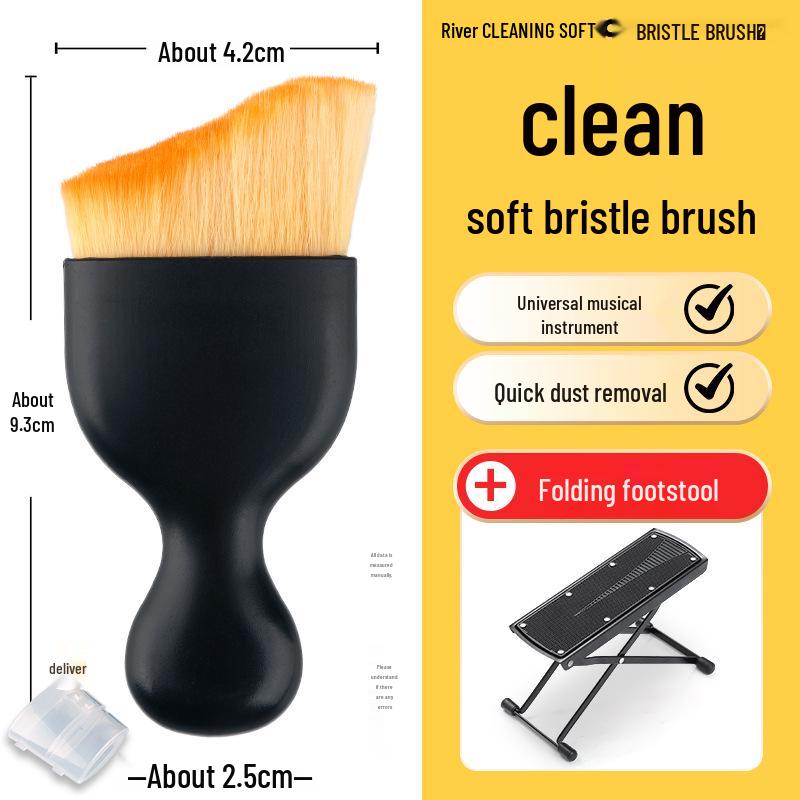 Professionelles Instrumenten-Reinigungsbürsten-Set für Gitarre, Klavier, Violine, Guzheng - Staubwisch- und Wartungsbürste