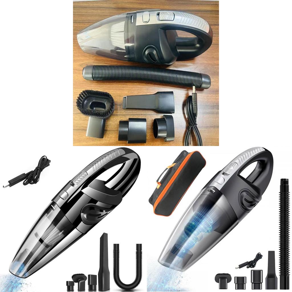 Handheld Car Vacuum Cleaner Rechargeable Wet Dry Pet Hair Remover For Home And Vehicle Cleaning