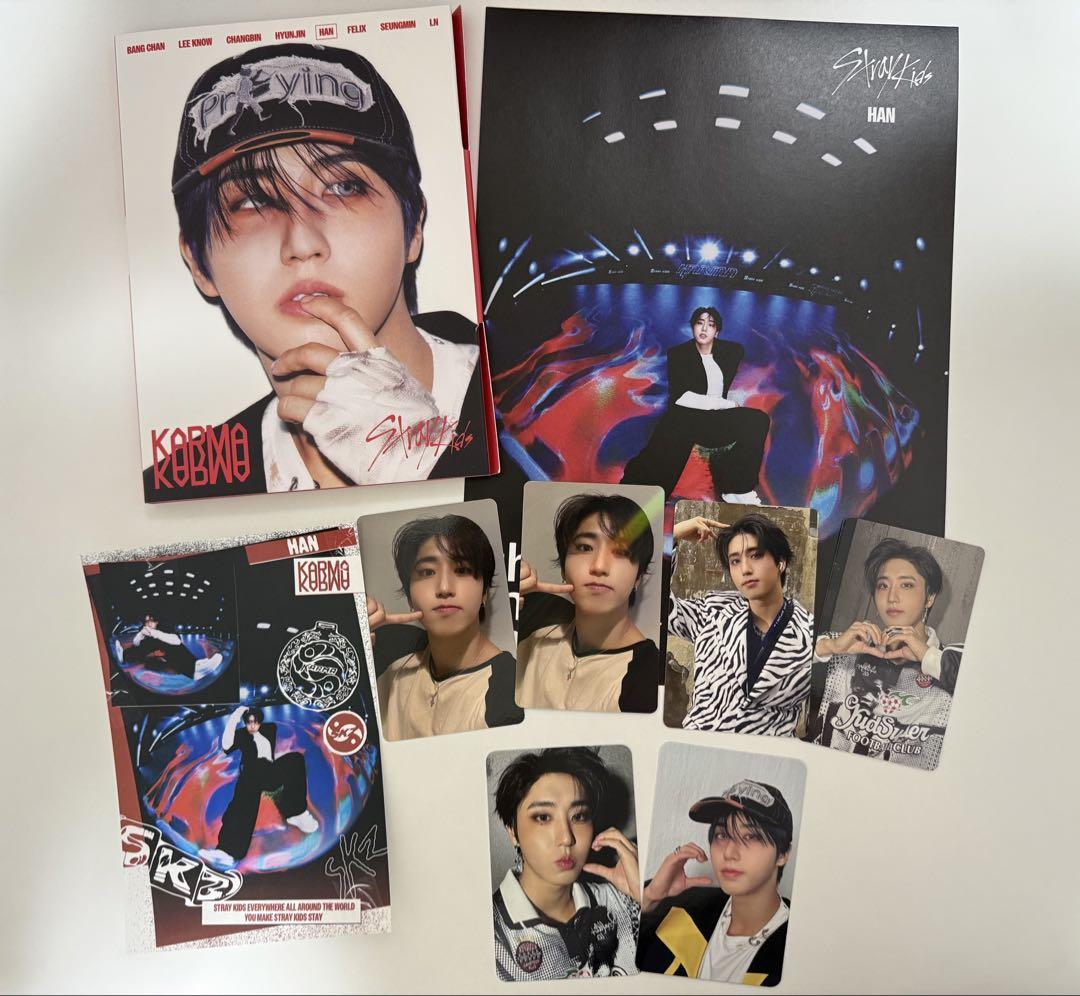 

[USED] straykids KARMA Accordion HMV Bonus Holo Han