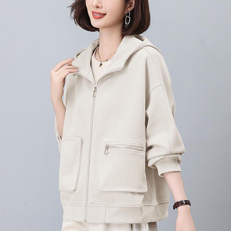 

Трендовая женская толстовка-куртка с капюшоном для миниатюрных - Мода весна/осень 2024 XXL (recommended weight: 145-160 lbs)