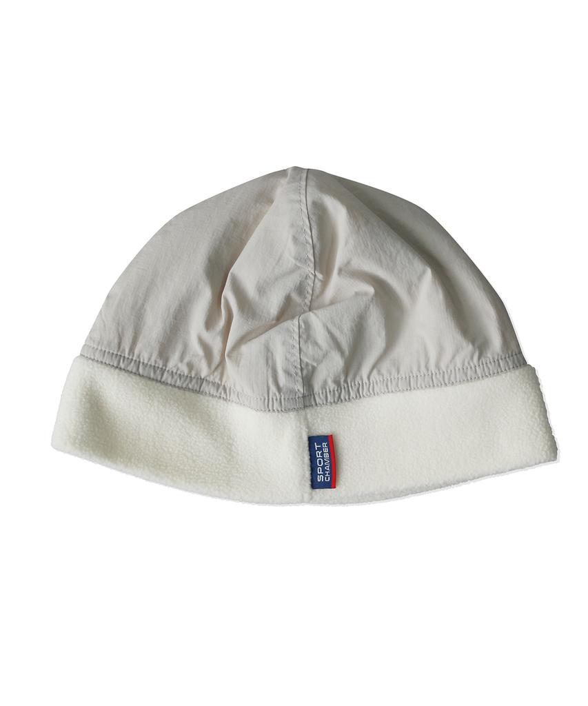 SPORT CHAMBER Sc Reversible Fleece Beanie (Ivory)