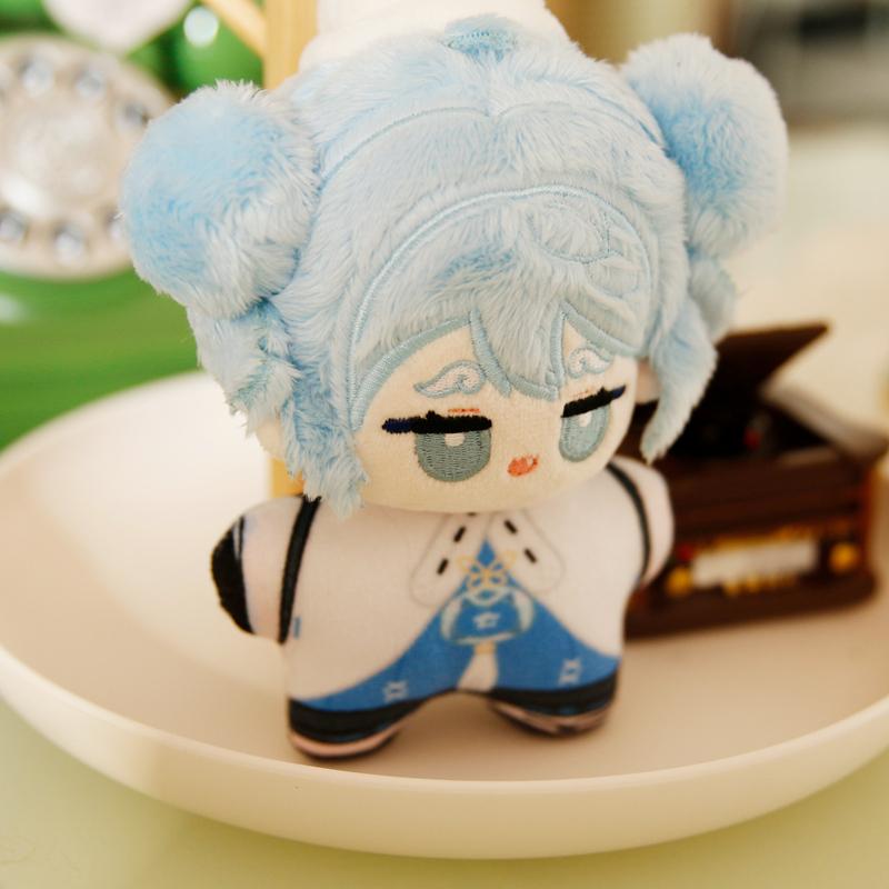 10cm Kawaii Wuthering Waves Plush Toy Game Peripheral Figure Anke, Rococo Dolls Cute Body Squeaking Plush Pendant Birthday Gifts