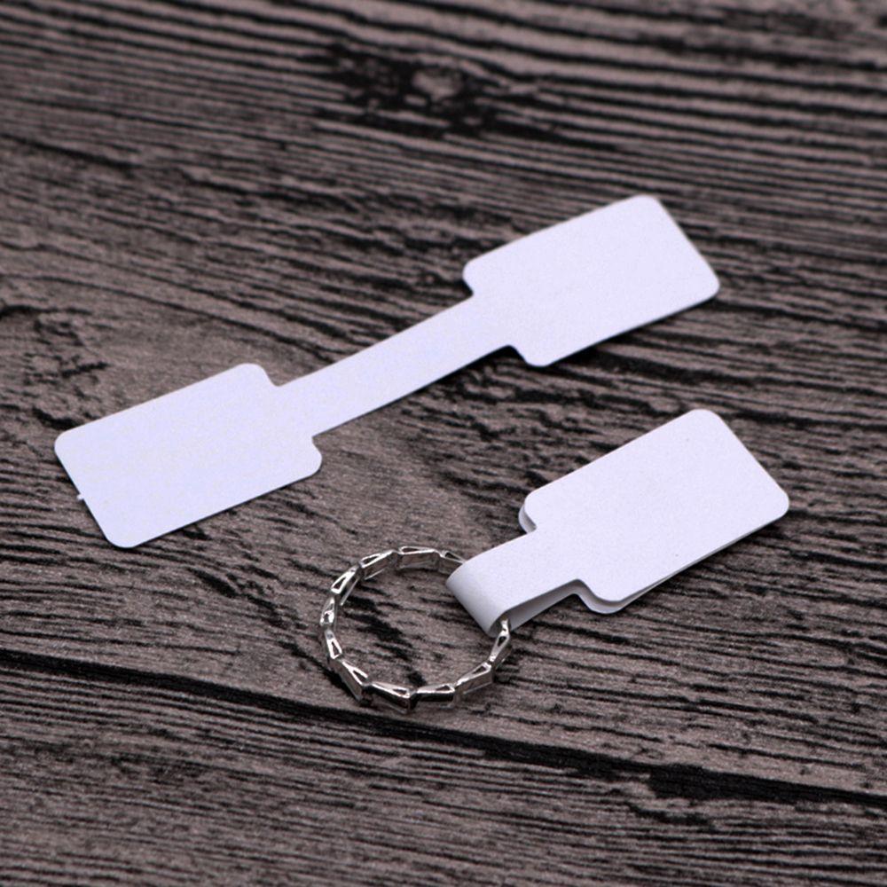 100Pcs Bracelet Stickers Necklace Paper Price Labels Display Tags Ring Sticker Hang Size