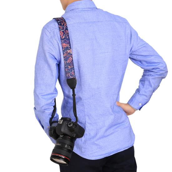 Retro Ethnic Flower Universal SLR DSLR Camera Shoulder Neck Strap for Canon