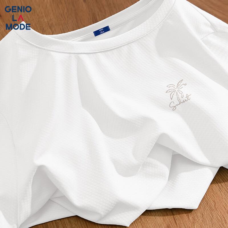 GENIOLAMODE Men s Ice Silk Cooling T-Shirt 2XL