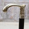 Walking Stick Dark and Silver Elegant and Solid Cane Gift for Grandfather ,Father Amazing Gift Idea