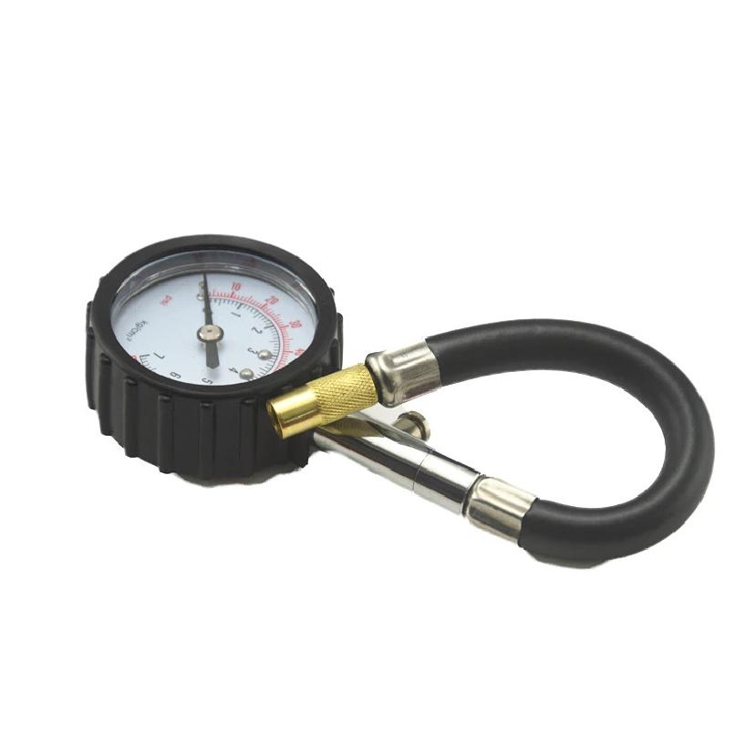 Universal Auto Car Air Tire Pressure Inflator Gauge Car Truck Motorcycle  Flexible Hose Pressure Gauge Dial Meter Vehicle Tester