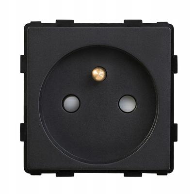 Wall Socket Insert 230V Black RTX SH System