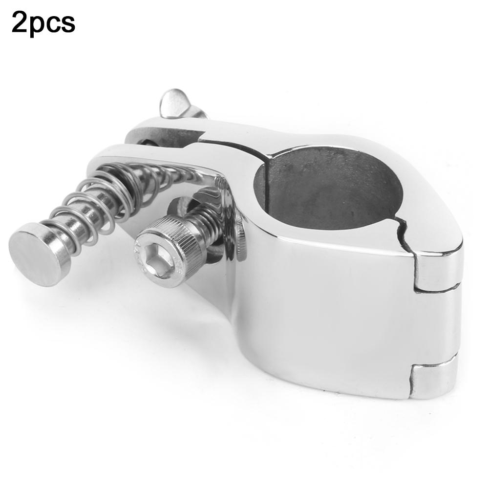 2pcs Top Hinged Jaw Slide Boat Pin & Cam Clamp Marine Yachts Fitting Hardware