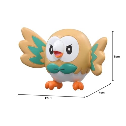 TAKARA TOMY "Pocket Monster Moncolle MS-24 Mokuro" Pokemon Figure Toy Ages 4 and Up Passes Toy Safety Standards ST Mark Certification Pokemon TAKARA T