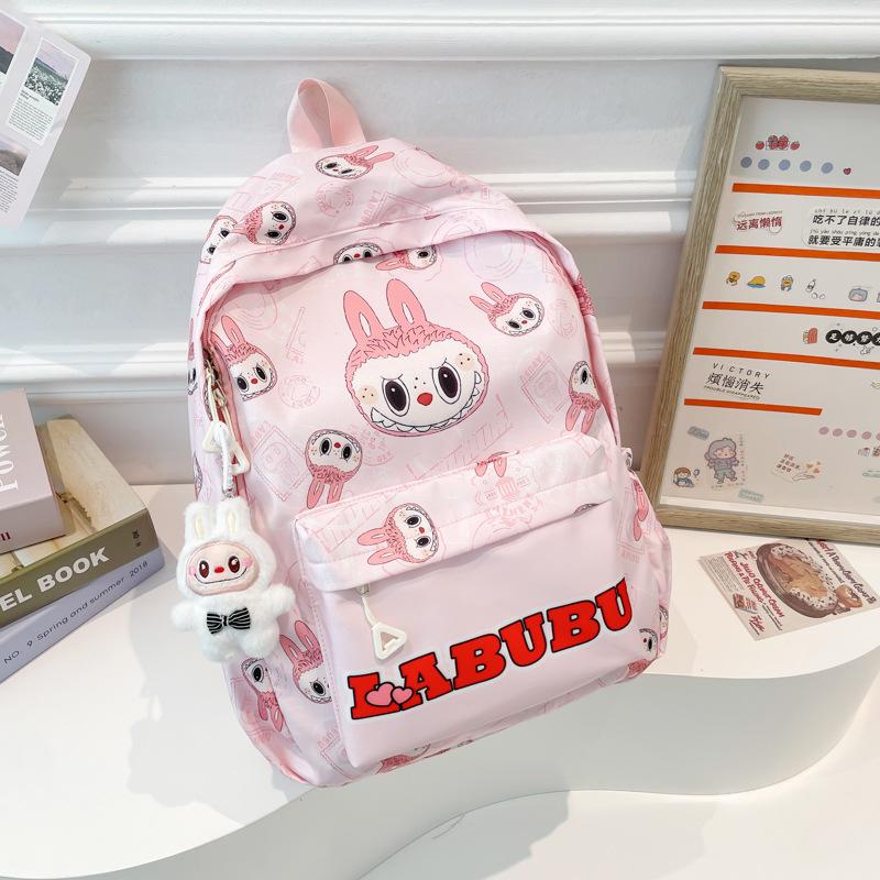 School Bag Cartoon New Trend Backpack Large Capacity Exquisite Printing Student Ultra Light