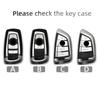 Interior Mouldings Leather Car Key Case For BMW 1 3 4 5 7 Series 320i 530i 550i F20 F15 F16 F48 G20 G30 G01 G02 G05 G11 Keychain