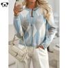 Ζακέτα με πλέξη ρόμβους Argyle - Q82795