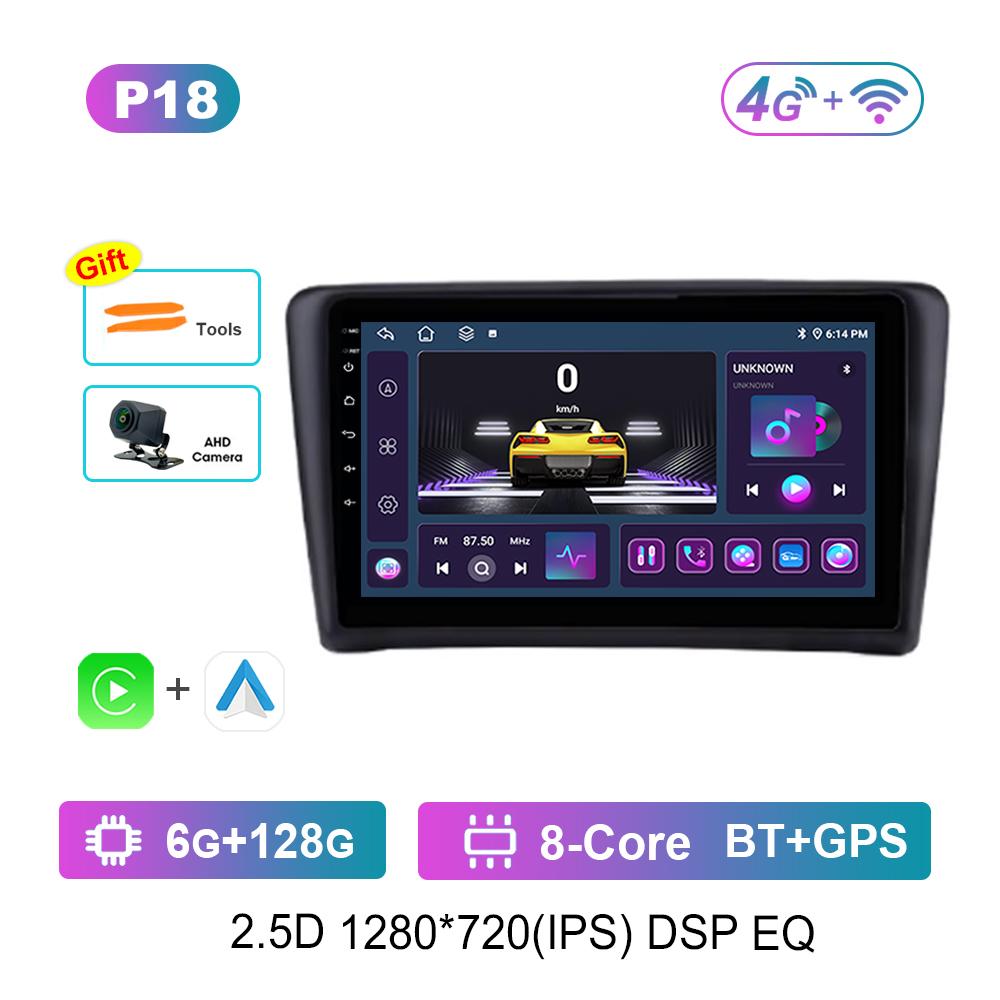 GPS Navigation Android OS 9 Inch for Skoda Rapid 2012 - 2020 4G Car Radio Multimedia Player WiFi Bluetooth DSP Stereo IPS Screen