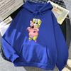 Cartoon Anime SpongeBob SquarePants New Casual Hooded Women's Couple Hooded Sweatshirts