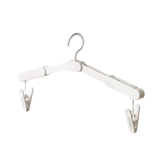 Foldable Travel Hanger with Clothes Hangers Hangers for Cruise Collapsible Space-Saving Clips Portable Vacation Suitcases