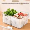 Large Capacity Food Storage Boxes 2/3/4/8 Grids Compartment Storage Container