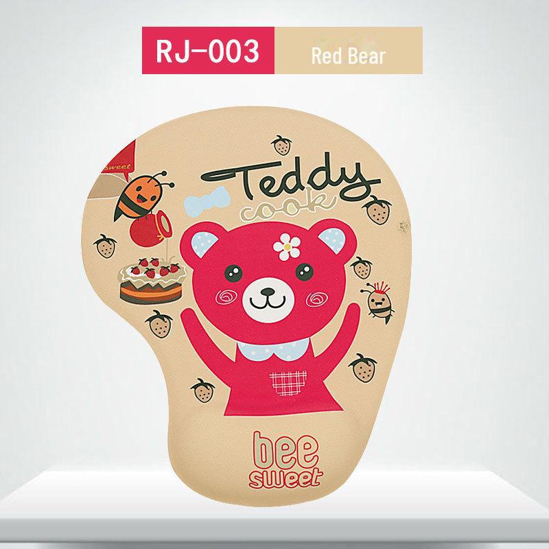 Personalisiertes rutschfestes Mauspad mit Cartoon-Handgelenkauflage aus Silikon