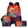 Strangertings Stranger Things Student School Bag Children'S Backpack Satchel Pencil Case