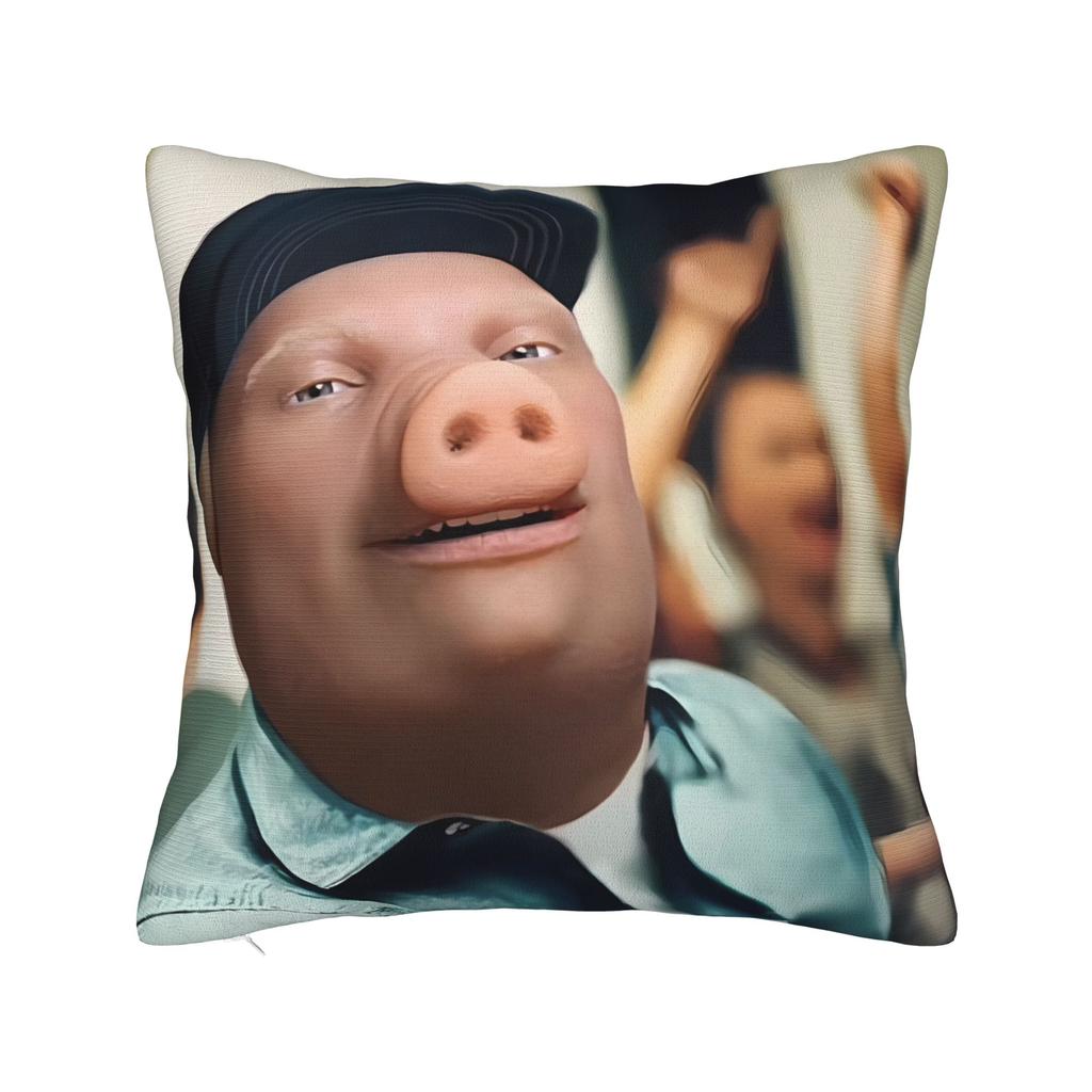 Pillow Case John Pork Calling Art Square  Pillow Cover For Chair Sofa Home Decor Kawaii Pillowcases
