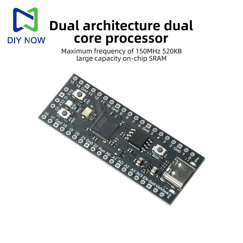 RP2350 Development Board Dual Core Cortex-M33 RISC-V 150MHz 520KB SRAM 16MB Flash PIO USB MicroPython for Raspberry Pi Pico 2