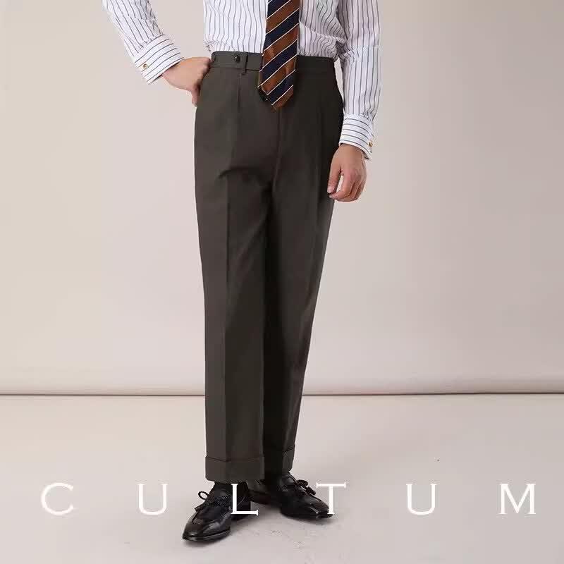 CULTUM Men's Italian Neapolitan Business Casual Suit & Trousers