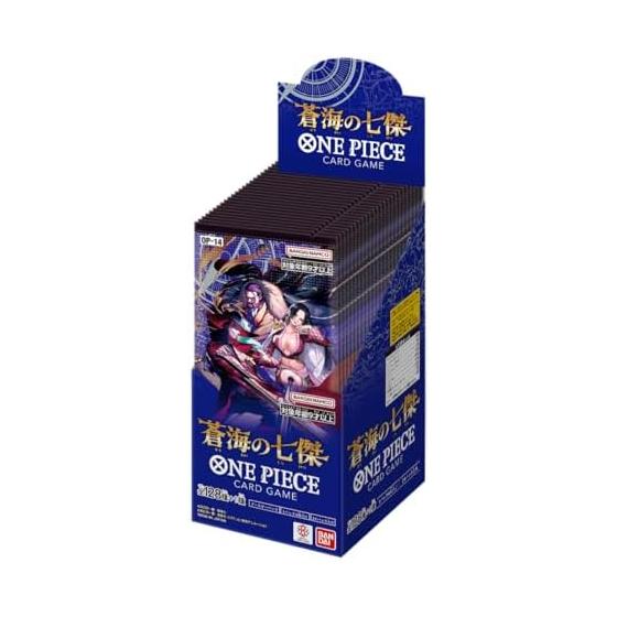 BANDAI Игра с карточками ONE PIECE Семь Мастеров Синего Моря [OP-14] (BOX) Включено 24 упаковки