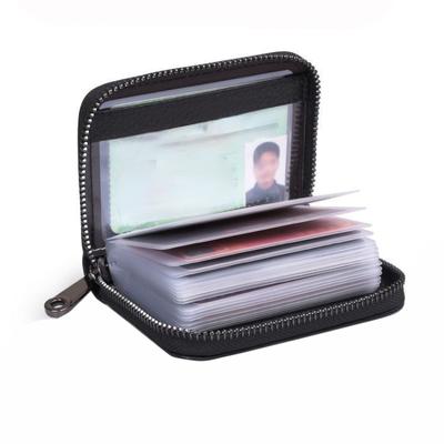 20 Kartensteckplätze Kartenhalter PU Business Bank Credit Bus ID Kartenhalter Abdeckung Münzfach Männer Frauen Geldbörsen Tasche Organizer