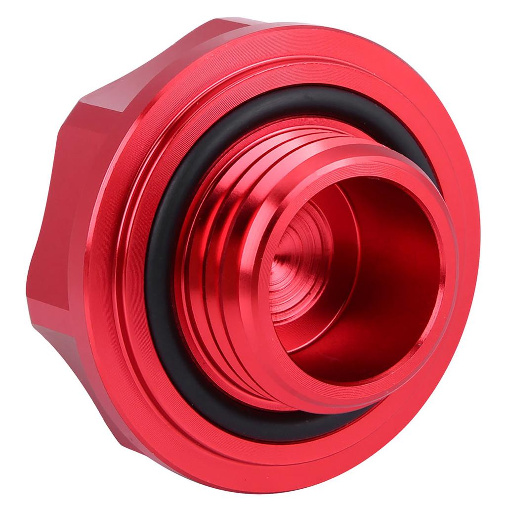 Aluminium Alloy Oil Filler Cover Engine Fuel for Car (Red)