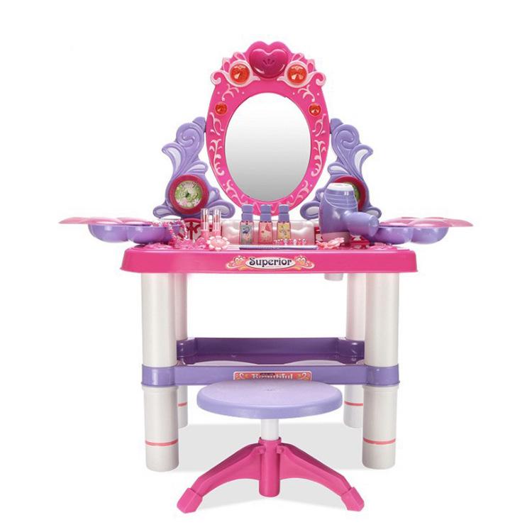 Princess Makeup Vanity: Colorful Children's Dressing Table Toy for Girls Aged 6-8 - Perfect Birthday Gift