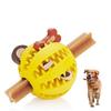 Dog Toys Teeth Cleaning Rubber Balls Pet Training Leaky Food Ball Dog Chewing Toy Balls Watermelon Balls Interactive Toy for Dog