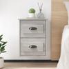 Wall Mounted Nightstand Gray Sonoma 41.5 x 36 x 53 cm