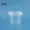 Food Grade Plastic Tubs 2PCS Round Buckets, with Lid And Handle Disposable Containers, Rice Flour Containers Stackable Food-grade Storage Pails,