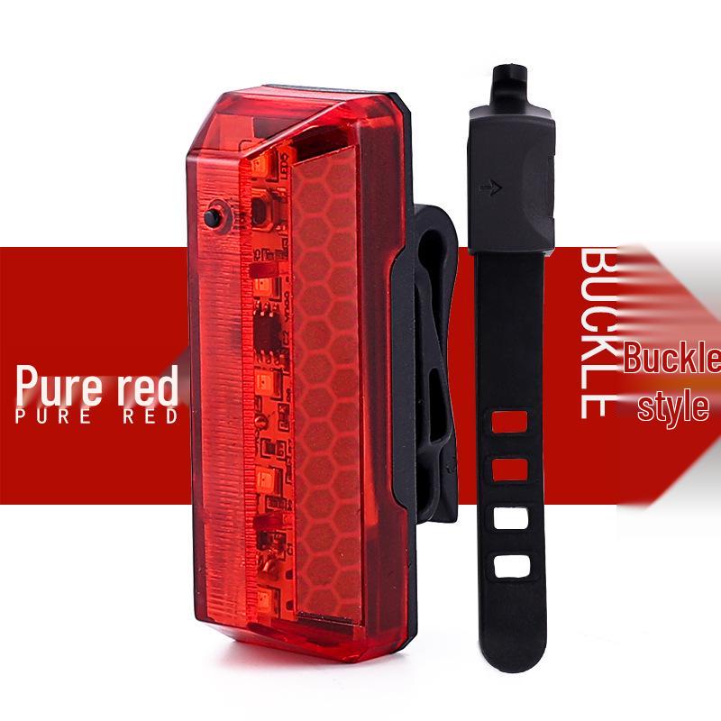 NQY USB Rechargeable Rainproof Bicycle Taillight with Long Battery Life