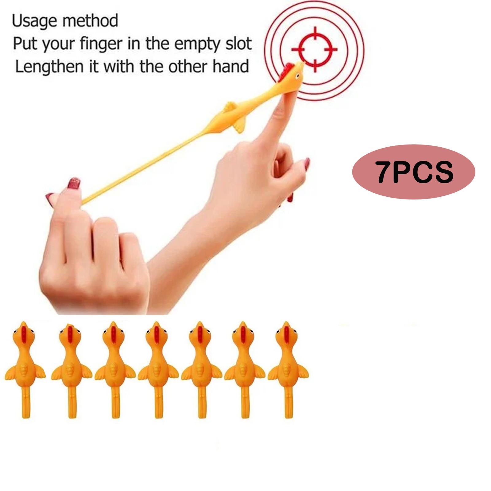 

(проектор)Резиновая курица, летающая курица, эластичная рождественская подарочная игрушка 10CM*5CM*3CM