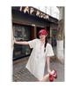 Women's French Retro V-Neck Summer Dress - Sweet and Simple Casual Style